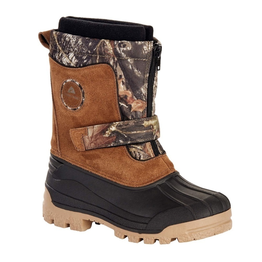 Ozark Trail Kids' Brown and Black Outdoor Boots